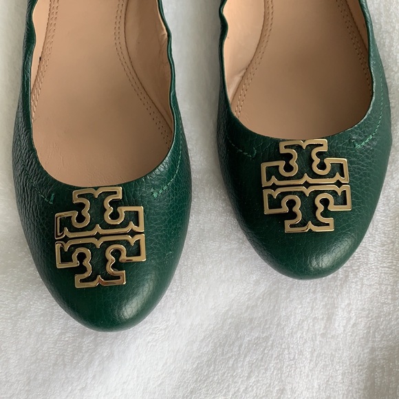 Tory Burch Melinda Flat Tumbled Leather- 9.5 - Picture 2 of 6